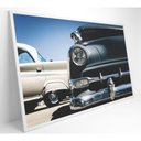 Ver imagem 2 de Quadro Carros Clássicos 90x60 Cm Adesivo Fotográfico