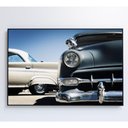 Ver imagem 1 de Quadro Carros Clássicos 90x60 Cm Adesivo Fotográfico