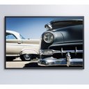 Ver imagem 4 de Quadro Carros Clássicos 90x60 Cm Adesivo Fotográfico