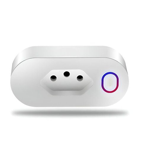 Tomada Wi-fi Inteligente 10a Bivolt Casa Conectada Controle por App e Assistentes Virtuais