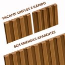 Ver imagem 3 de Painel Ripado Placa 220 cm x 250 cm MDF E MDP Nature Linea Brasil