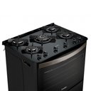 Ver imagem 4 de Fogão 5 Bocas Esmeralda Glass com Mesa de Vidro Temperado e Design Full Glass 5087 Esmaltec