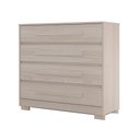 Ver imagem 2 de Cômoda 4 Gavetas Espaçosas Mdf Vanilla Miray Shop Jm
