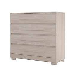 Cômoda 4 Gavetas Espaçosas Mdf Vanilla Miray Shop Jm - 2