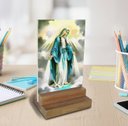 Ver imagem 2 de Placa Decorativa e Display de Mesa Virgem Maria