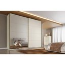 Ver imagem 1 de Guarda Roupa Casal 2 Ptas 1ESP 6GAV Hanover Off White Europa