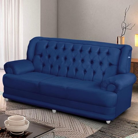Sofá 2,00m 3 Lugares Suede Finlândia