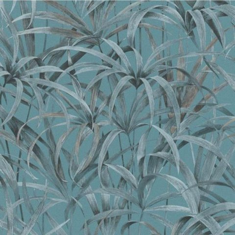 Papel de Parede Code Nature Folhagem Azul 10213-18