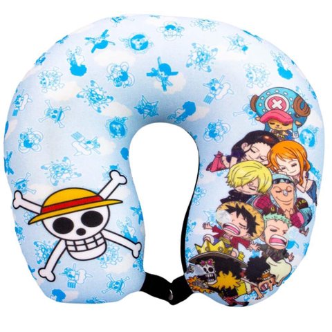 Almofada de Pescoço One Piece Micropérolas Oficial Toei