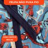 Roupão Aveludado Lepper Estampado Personagens Infantil Homem Aranha P - 3