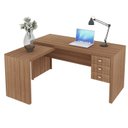 Ver imagem 2 de Mesa para Escritório Me4106 Amêndoa Tecnomobili