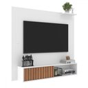 Ver imagem 2 de Painel para Tv até 55 Polegadas Tucson 1 Porta Ripado Branco/freijó - Jcarvalho