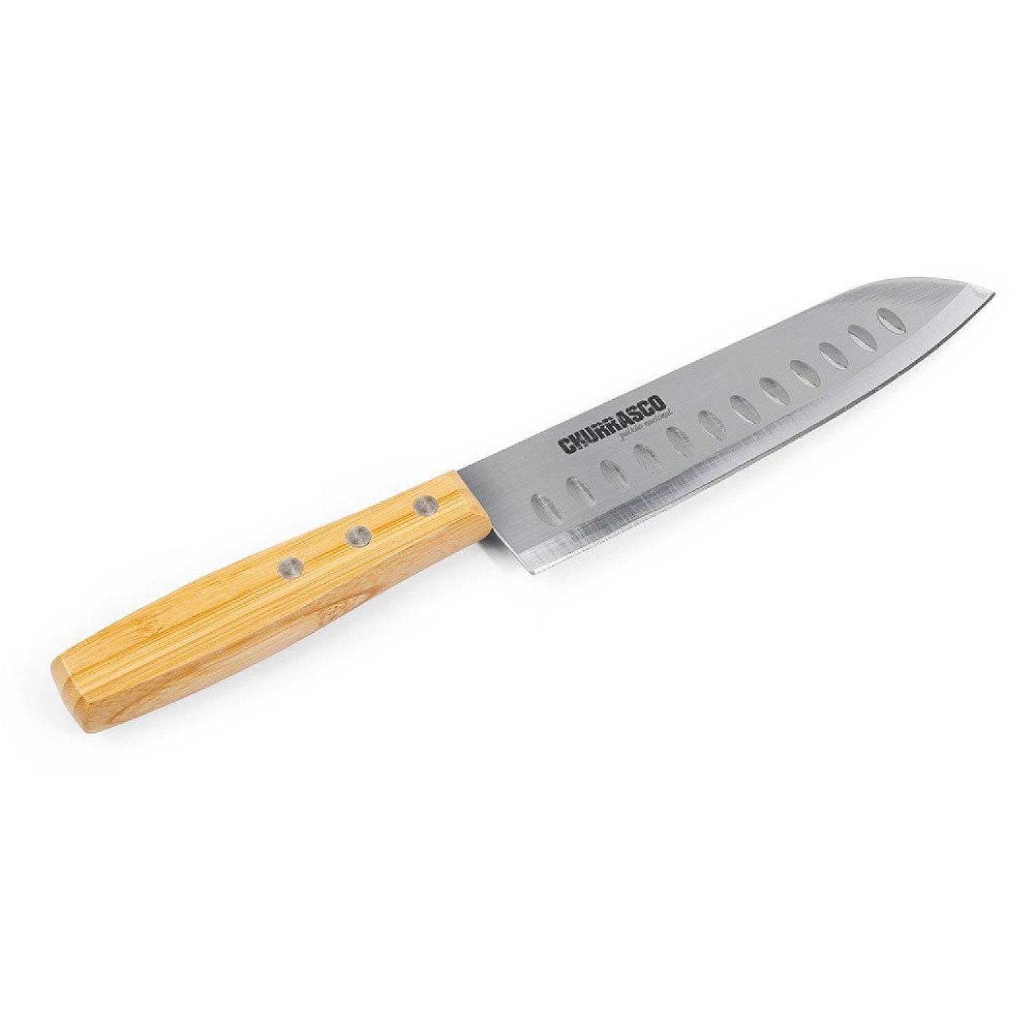 Faca Santoku 7" Churrasco Paixão Nacional Gourmet Mix | MadeiraMadeira