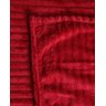 Cobertor Manta Toque Macio Canelado 100% Poliéster - Vermelho - Casal - 2