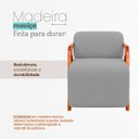 Ver mais imagens de Kit 2 Poltronas Chloe Decorativas Orgânicas Bouclé Premium de Luxo Sala Quarto Recepção Encosto Rolo