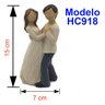 Casal Decorativo em Resina Estatueta Decorativa Namorado HC918 - 2