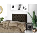 Ver imagem 3 de Cabeceira Baronesa Plus King Size 1950mm Veludo Cacau - Simbal