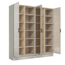 Ver imagem 5 de Cristaleira 200cm 4 Portas com LED e Vidro Reflecta Temperado 100% MDF Fineze Bege/Areia HP