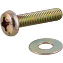 Ver imagem 1 de Parafuso com Arruela para Suporte de TV Vonder M8 X 35mm Fixacao de Televisores em Paineis