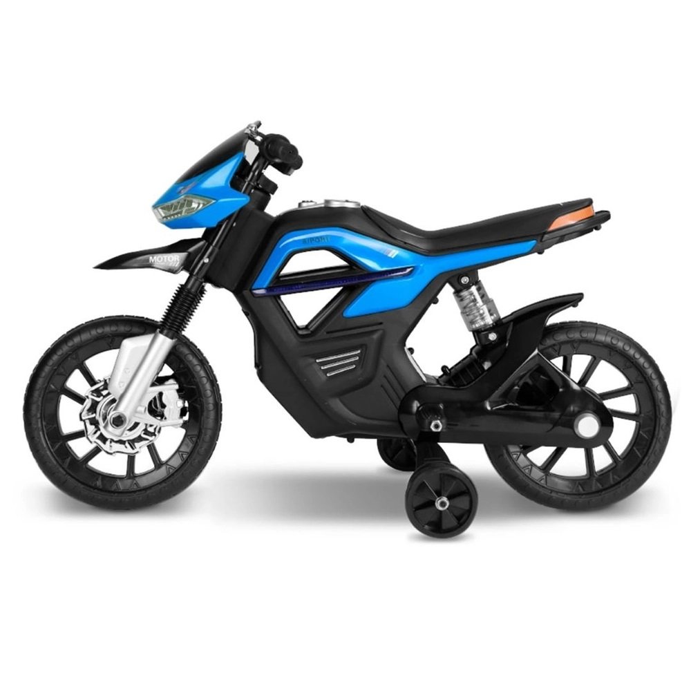 Mini Moto Infantil Big Trail 6v Azul - Belfix - 4