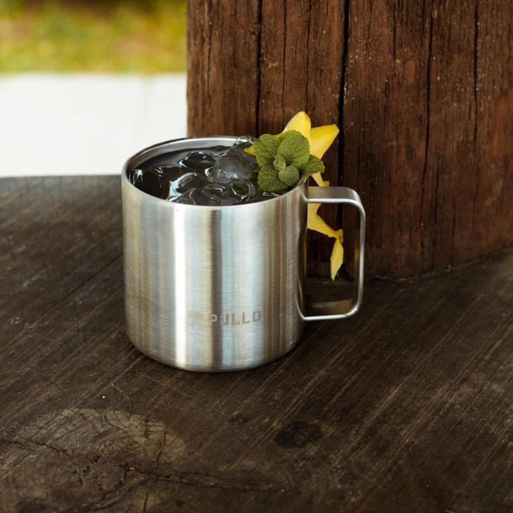 Caneca Térmica Pullo Mug 500ml Inox, Cor: Prata - 7