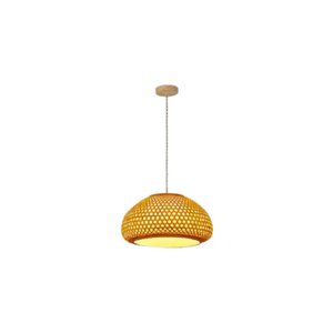 Pendente Java Fibra De Bambu Rustico GMH
