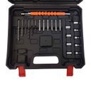 Ver imagem 3 de Parafusadeira Furadeira 2 Baterias Bivolt Maleta Ferramentas Construçao Obra Reforma Kit Broca Chave