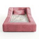 Ver imagem 4 de Cama Montessoriana Infantil Noah 100% Espuma com Colchão Bouclê Rosa - Desk Design
