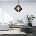 Ver imagem 6 de Luminária Teto tipo Pendente SAFIRA MDF - Completa - Cor: Preta