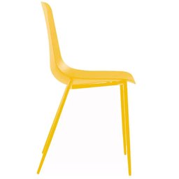 Kit 6 Cadeiras Miami Abi Fratini Polipropileno Cor Amarelo Base em Aço com Pintura Epóxi Amarelo - 4