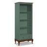 Estante 3 Prateleiras e 1 Gaveta - M560201 - Laca - Verde Musgo - 1