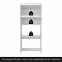 Ver imagem 3 de Guarda Roupa Infantil 4 Pts 2 Gav com Escrivaninha Joy Branco - M.a Branco