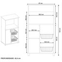 Ver imagem 5 de Balcão de Cozinha Nt 3075 Branco - Notável