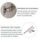 Ver imagem 7 de Cristaleira Suspensa 1 Porta Vidro Reflecta e Iluminação LED 100% MDF Galiano Grann Astro Foscarini