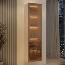 Ver imagem 1 de Cristaleira Suspensa 1 Porta Vidro Reflecta e Iluminação LED 100% MDF Galiano Grann Astro Foscarini
