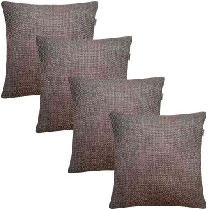 Kit 4 Capas de Almofadas Linho Lincoln 45x45cm Escolha a Cor:cinza