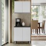 Cozinha Modulada Evidence 2 Peças 80cm com Tampo Poliman Móveis - 1