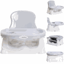 Ver imagem 2 de Cadeirinha de Refeição Portatil Desmontavel Kiddo Candy Cinza