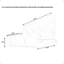 Ver imagem 3 de Colchão Futon King Dobrável Sofa Cama Acquablock Branco Off