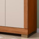 Ver imagem 6 de Guarda Roupa Solteiro 154cm com 4 Portas Brasid Freijó/off C01 - Mpozenato