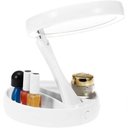 Ver imagem 3 de Espelho de Aumento 10x com Luz de Iluminação Led de Mesa Dobrável e Articulável Redondo