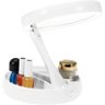 Espelho de Aumento 10x com Luz de Iluminação Led de Mesa Dobrável e Articulável Redondo - 3