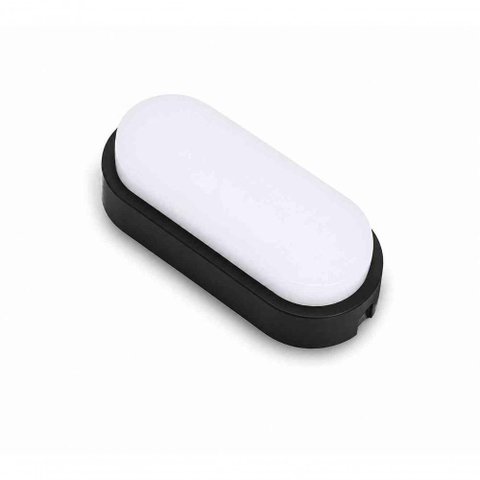 Luminária Tartaruga 15W IP65 6500k Branca Fria Preta g-Light 90mm