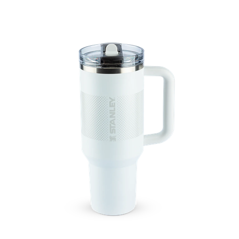 Copo com Canudo Stanley Quencher Protour 1.18l Anti Vazamento - Frost