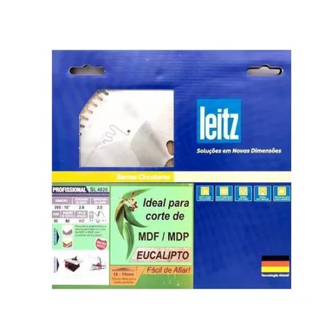 Disco de Serra Leitz 300x96 Liptus (duratex) Mdf/mdp