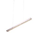 Ver imagem 1 de Pendente 80cm 23w 3000k 2300lm Bivolt Inox+cristal Cromado