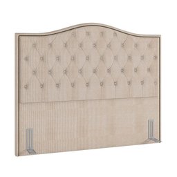 Cabeceira Casal 140cm Siena P02 Linho Bege Cru - Mpozenato - 5