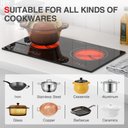 Ver imagem 5 de Gtkzw Cooktop Elétrico 24" 2400w com 2 Queimadores e Tela Touch Led