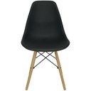 Ver imagem 3 de Kit 9 Cadeiras Charles Eames Eiffel Wood Design Preta