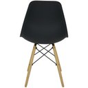 Ver imagem 5 de Kit 9 Cadeiras Charles Eames Eiffel Wood Design Preta